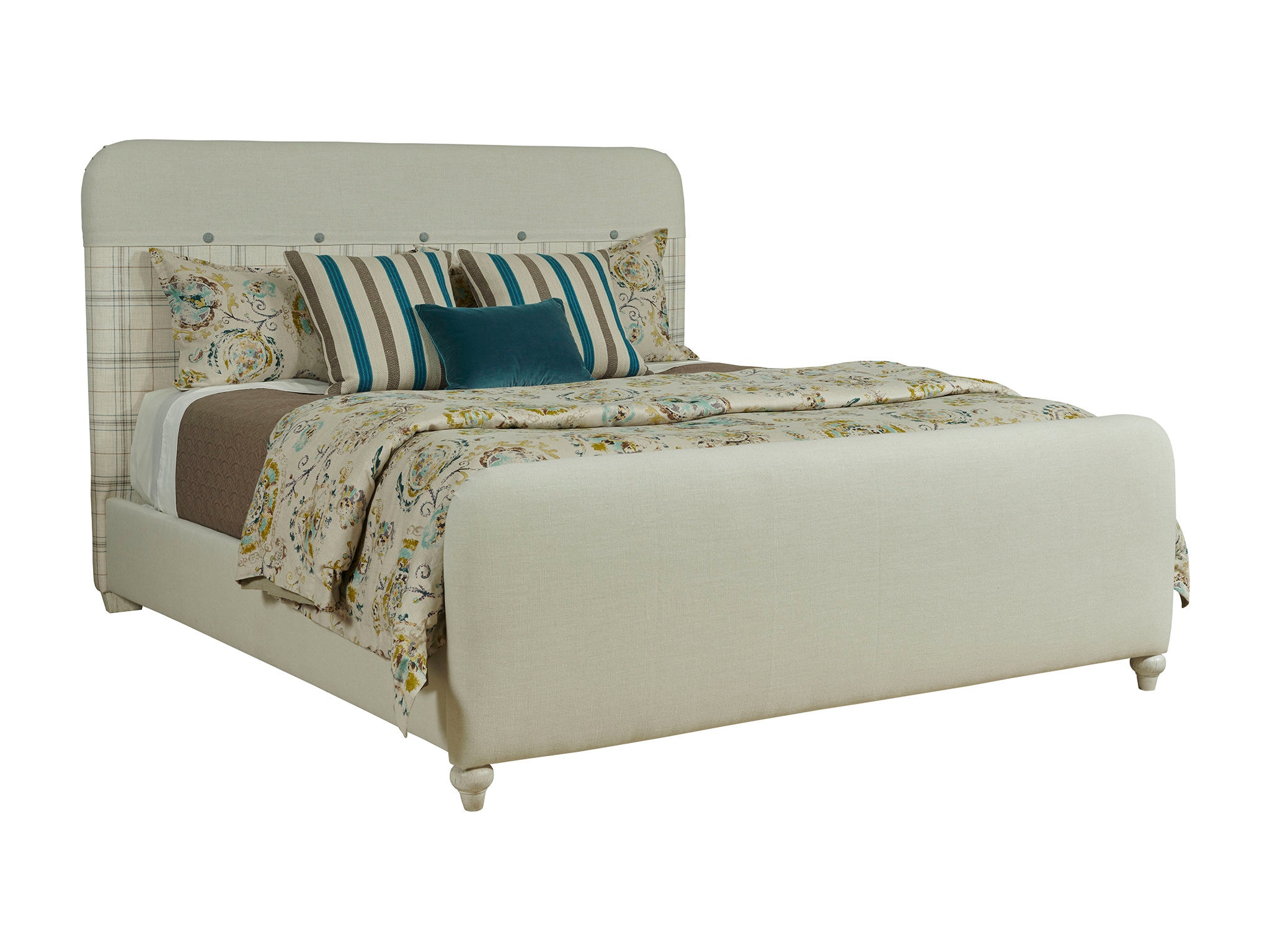 Woodbridge Upholstery Bedroom Margo King Bed 10866 Thomasville of